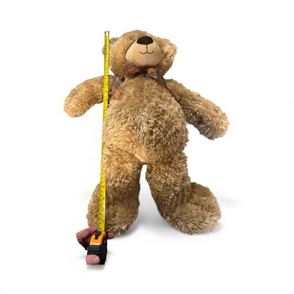 First & Main Regis No. 1896 Plush Teddy Bear With Plaid Bowtie 22" Soft Stuffed - Picture 5 of 5